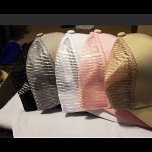 3 ponytail hats